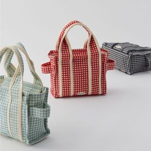 Kimchi Blue gingham purse